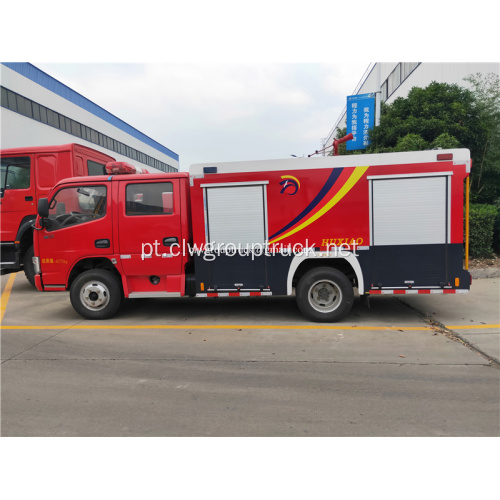 Caminhão-tanque DFAC com caminhão de bombeiros